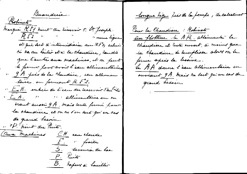 Vers cahier canalisations